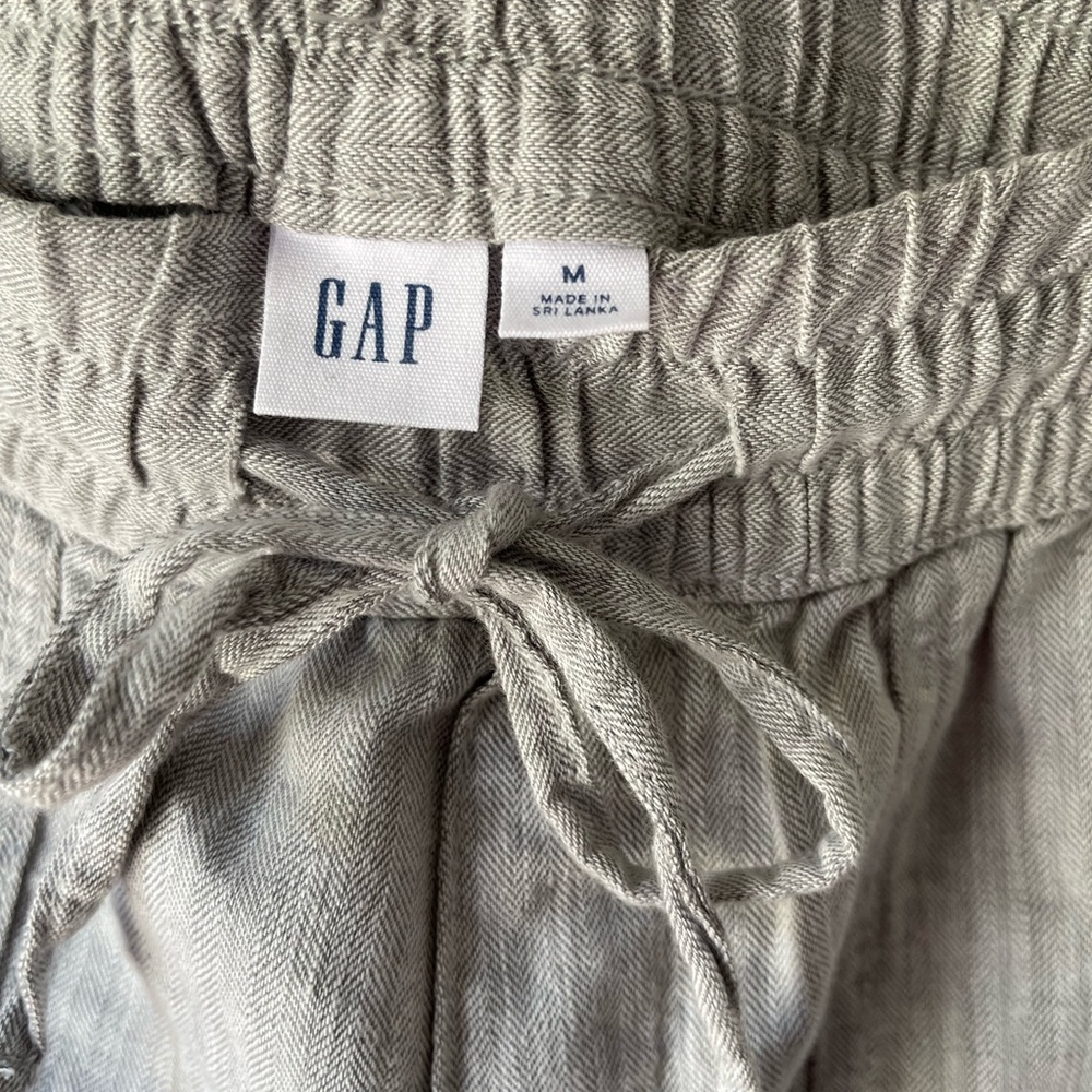 GAP Gray Casual Pants with Elastic Waistband